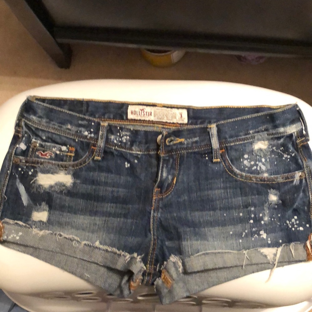 Distressed Hollister shorts